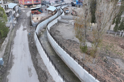 Ağrı'da DSİ'nin taşkın koruma tesisleri hizmete açıldı