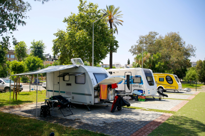 Antalya'da Lara Sahili'ne yeni karavan park