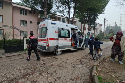 İnegöl'de yangın! Dumandan etkilenen kadın hastaneye kaldırıldı