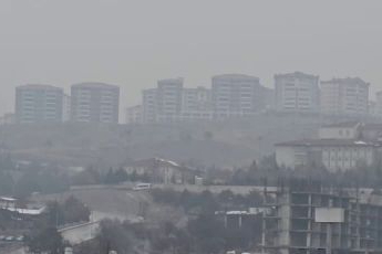 Elazığ’ın yüksek kesimlerinde sis etkili oldu