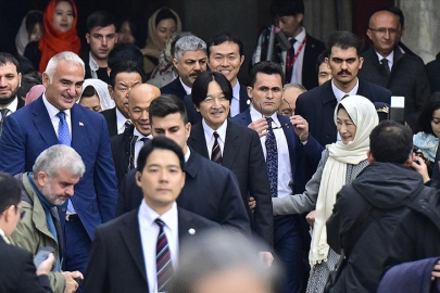 Japonya Veliaht Prens ve Prensesi, Ayasofya-i Kebir Cami-i Şerifi'ni ziyaret etti