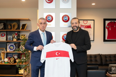 Ersen Küçük'ten, TFF Başkanı Hacıosmanoğlu'na ziyaret