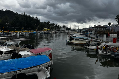 Marmaris’te şiddetli yağış devam ediyor