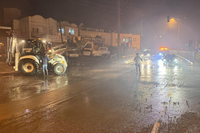 Muğla'da sağanak nedeniyle evleri su bastı