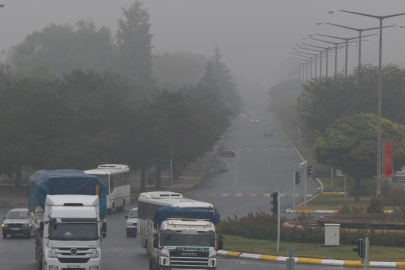 Erzincan güne sisle uyandı