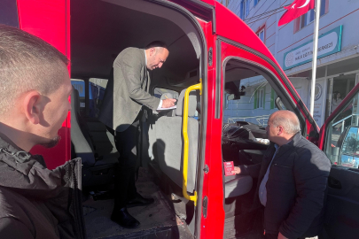 Ordu’da öğrenci güvenliği için servis araçları denetlendi