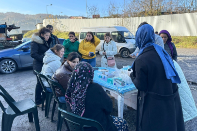 Zonguldak'ta Roman vatandaşlar sağlık taramasından geçti