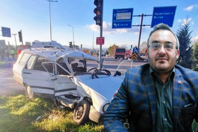 Bursa'da kaza! Sinyalizasyon direğine çarpan otomobilde can verdi