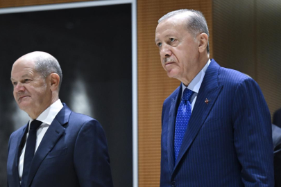 Cumhurbaşkanı Erdoğan, Almanya Başbakanı Scholz ile görüştü