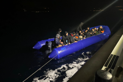 Ege Denizi'nde 31 düzensiz göçmen yakalandı