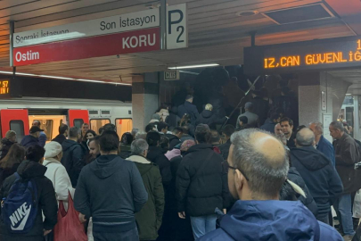 Batıkent metro istasyonunda yangın