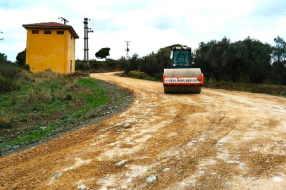 Bursa'nın Gemlik ilçesinde arazi yolları açılıyor