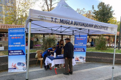 Muğla Büyükşehir 13 ilçede vatandaşların şekerine baktı