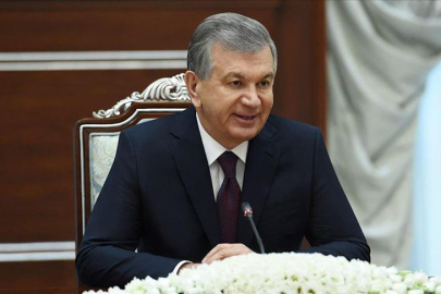 Özbekistan Cumhurbaşkanı Mirziyoyev, İş İnsanı Cemil Kazancı ile görüştü