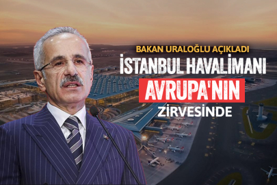 İstanbul Havalimanı, geçen hafta günlük ortalama 1352 uçuşla yine Avrupa'nın zirvesinde