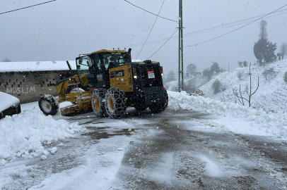 Rize’de 38 köy yolu ulaşıma kapandı