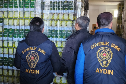 Aydın'da sahte zeytinyağı operasyonu: 3,5 ton ele geçirildi