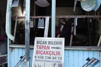 Balta ustasının ocak başında kış mesaisi