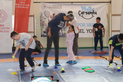 Bolu'da özel öğrenciler hayatlarına sporla renk katıyor