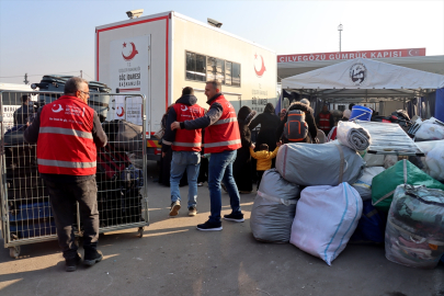 Suriyelilerin Hatay'daki sınır kapılarından ülkelerine dönüşü devam ediyor