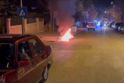 Adıyaman'da maddi hasarlı kaza sonrası ortalık karıştı