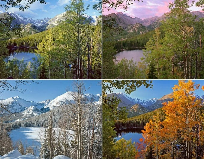 Bear Lake, Rocky Dağları Milli Parkı, Colorado