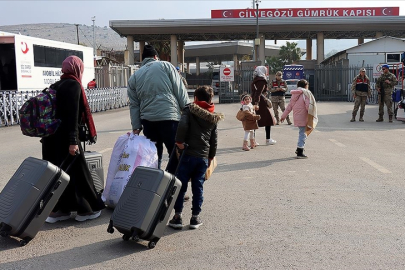 Suriyelilerin Hatay'daki sınır kapılarından ülkelerine dönüşü sürüyor