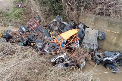 Antalya'da sel safari istasyonunu vurdu; onlarca ATV kayıp