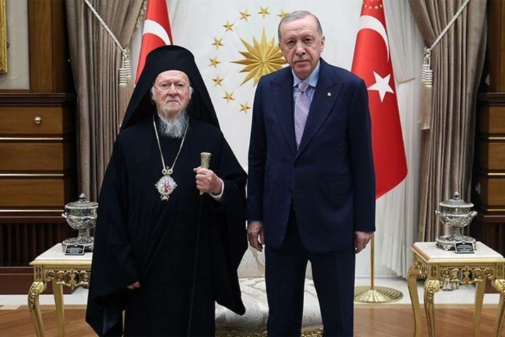 Cumhurbaşkanı Erdoğan ve Fener Rum Patriği Bartholomeos