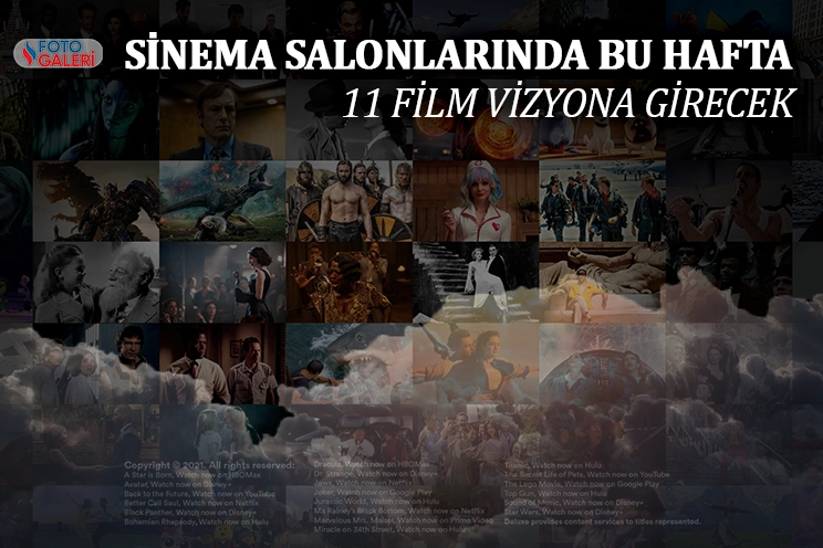 Sinema salonlarında bu hafta 11 film vizyona girecek