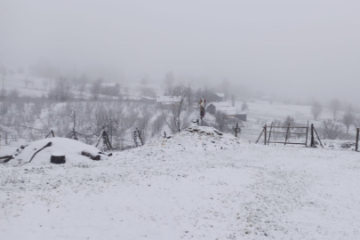 Sakarya'da kar kalınlığı 10 santimetreye ulaştı