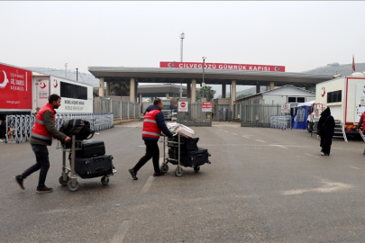 Suriyelilerin Hatay'daki sınır kapılarından ülkelerine dönüşü sürüyor