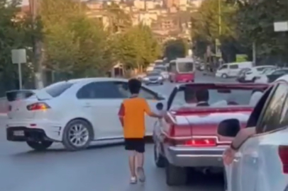 Trafikte otomobiliyle dehşet saçtı