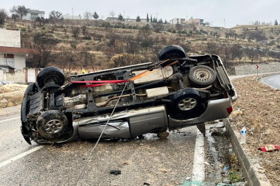 Adıyaman'da kamyonet takla attı: 1 yaralı