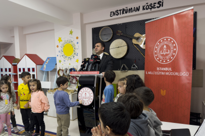 Türkiye'nin okul öncesi müzik eğitimi veren ilk devlet okulu tanıtıldı