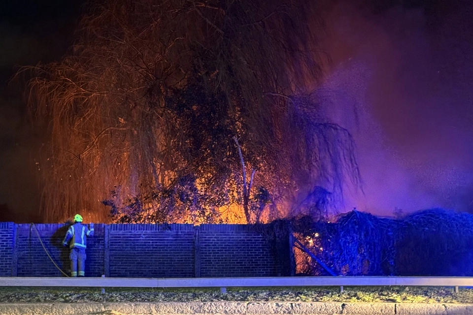 Londra'da Yangın