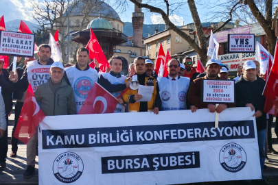 Bursa'da kamu çalışanlarından çağrı: Refahtan payımızı, bütçeden hakkımızı istiyoruz!