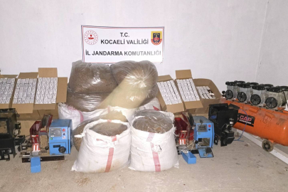 Kocaeli'de kaçakçılık operasyonunda 105 bin makaron ele geçirildi!