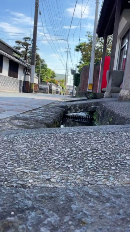 Japonya'daki drenaj suları böyle görünüyor.