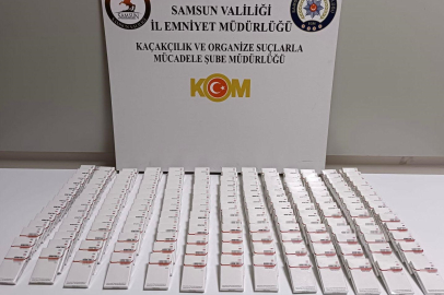 Samsun’da gümrük kaçağı sigara ele geçirildi