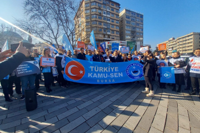 Türkiye KAMU-SEN Bursa Temsilciliği: Bu zamlar karın doyurmaz