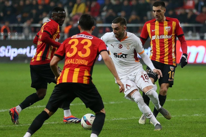 Kayserispor-Galatasaray maçında tribün olaylarına karışan 10 taraftar gözaltına alındı