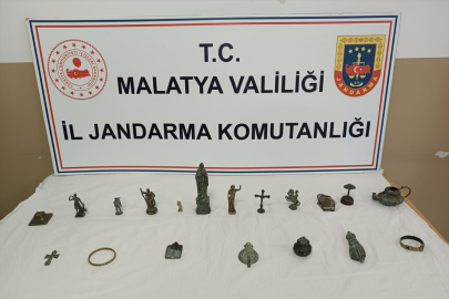 Malatya'da tarihi eser operasyonunda bir kişi yakalandı