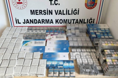 Mersin'de kaçakçılık operasyonunda 14 bin adet kaçak sigara ele geçirildi