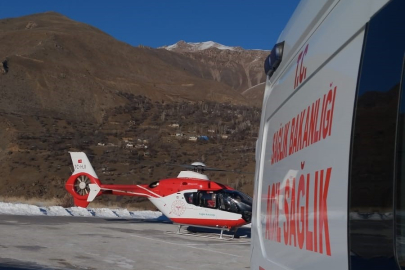 Ambulans uçak serebrovasküler tedavisi gören hasta için havalandı