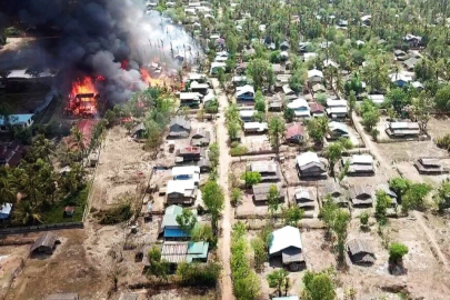 Myanmar ordusunun hava saldırısında 41 Arakanlı Müslüman öldü