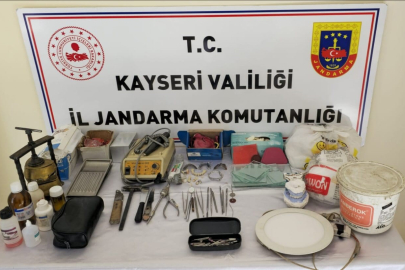 Kayseri'deki sahte diş hekimi jandarma tarafından yakalandı