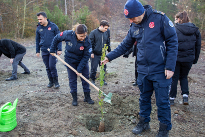 Bursa Büyükşehir Belediyesi'nden vefa: Kahraman itfaiye erleri için hatıra ormanı oluşturuldu