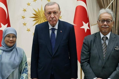 Cumhurbaşkanı Erdoğan Malezya yüksek mahkeme başkanlarını kabul etti