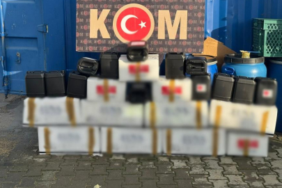 220 litre etil alkol ele geçirildi